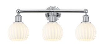 Edison Three Light Bath Vanity in Polished Chrome (405|6163WPCG12176WV)