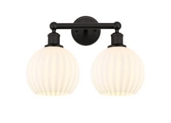 Edison Two Light Bath Vanity in Oil Rubbed Bronze (405|6162WOBG12178WV)