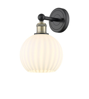 Edison One Light Wall Sconce in Black Antique Brass (405|6161WBABG12178WV)