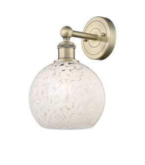 Edison One Light Wall Sconce in Antique Brass (405|6161WABG12168WM)