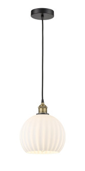 Edison LED Mini Pendant in Black Antique Brass (405|6161PBABG121710WV)