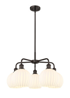 Downtown Urban LED Chandelier in Oil Rubbed Bronze (405|5165CROBG12178WV)