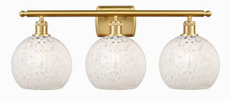 Ballston Three Light Bath Vanity in Satin Gold (405|5163WSGG12168WM)
