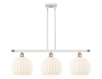 Ballston LED Island Pendant in White Polished Chrome (405|5163IWPCG121710WV)