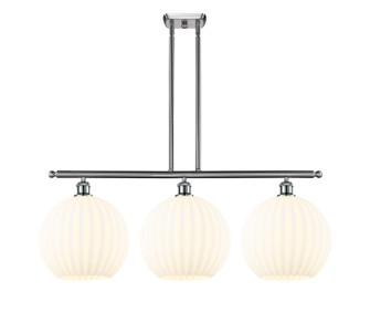 Ballston Three Light Island Pendant in Antique Brass (405|5163IABG121512)