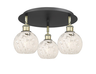 Downtown Urban LED Flush Mount in Black Antique Brass (405|5163CBABG12166WM)