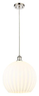 Ballston One Light Pendant in Polished Nickel (405|5161PPNG121714WV)