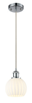 Ballston One Light Mini Pendant in Polished Chrome (405|5161PPCG12176WV)