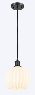 Ballston One Light Mini Pendant in Matte Black (405|5161PBKG12178WV)