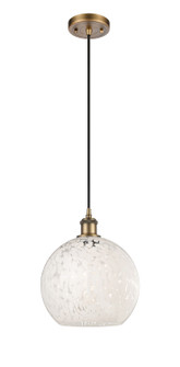 Ballston One Light Mini Pendant in Brushed Brass (405|5161PBBG121610WM)