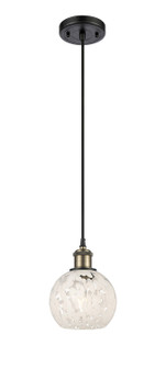 Ballston LED Mini Pendant in Black Antique Brass (405|5161PBABG12166WM)