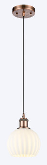 Ballston One Light Mini Pendant in Antique Copper (405|5161PACG12176WV)