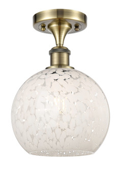 Ballston One Light Semi-Flush Mount in Antique Brass (405|5161CABG12168WM)