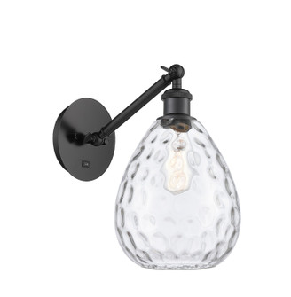 Ballston One Light Wall Sconce in Matte Black (405|3171WBKG372)