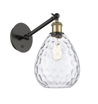Ballston One Light Wall Sconce in Black Antique Brass (405|3171WBABG372)