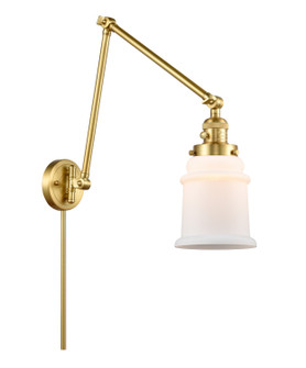 Franklin Restoration LED Swing Arm Lamp in Satin Gold (405|238SGG181)