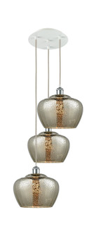 Ballston LED Pendant in White Polished Chrome (405|113B3PWPCG96L)