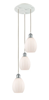 Ballston LED Pendant in White Polished Chrome (405|113B3PWPCG81)