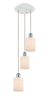 Ballston LED Pendant in White Polished Chrome (405|113B3PWPCG341)