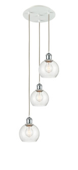 Ballston LED Pendant in White Polished Chrome (405|113B3PWPCG1246)