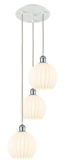 Ballston LED Pendant in White Polished Chrome (405|113B3PWPCG12178WV)