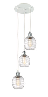 Ballston LED Pendant in White Polished Chrome (405|113B3PWPCG1013)