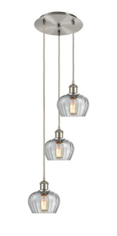 Ballston Three Light Pendant in Brushed Satin Nickel (405|113B3PSNG92)