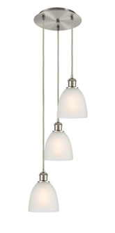 Ballston LED Pendant in Brushed Satin Nickel (405|113B3PSNG381)