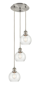 Ballston Three Light Pendant in Brushed Satin Nickel (405|113B3PSNG1246)