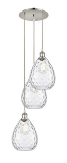 Ballston Three Light Pendant in Satin Gold (405|113B3PSGG372)