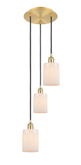 Ballston Three Light Pendant in Satin Gold (405|113B3PSGG341)