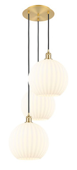 Ballston LED Pendant in Satin Gold (405|113B3PSGG121712WV)