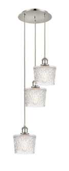 Ballston Three Light Pendant in Polished Nickel (405|113B3PPNG402)