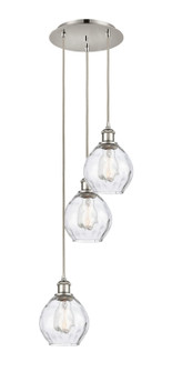 Ballston Three Light Pendant in Polished Nickel (405|113B3PPNG362)