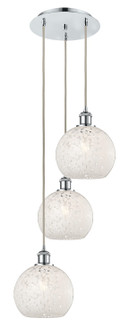 Ballston Three Light Pendant in Polished Chrome (405|113B3PPCG12168WM)