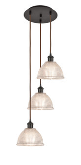 Ballston Three Light Pendant in Oil Rubbed Bronze (405|113B3POBG422)
