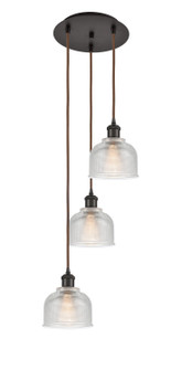 Ballston LED Pendant in Oil Rubbed Bronze (405|113B3POBG412)