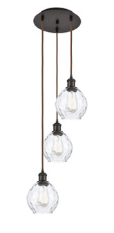 Ballston Three Light Pendant in Oil Rubbed Bronze (405|113B3POBG362)