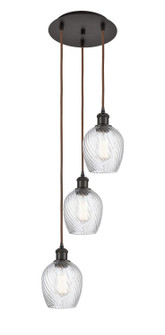 Ballston Three Light Pendant in Oil Rubbed Bronze (405|113B3POBG292)