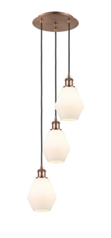 Ballston LED Pendant in Antique Copper (405|113B3PACG6516)