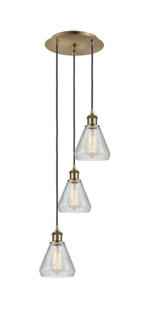 Ballston LED Pendant in Antique Brass (405|113B3PABG275)