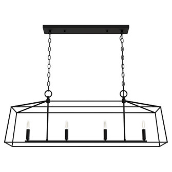 Fair Oaks Four Light Chandelier in Matte Black (47|13099)