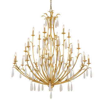 Prosecco 24 Light Chandelier in Gold Leaf (68|293724GL)