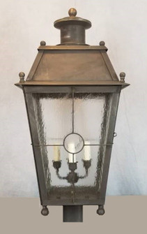 Fairmont Four Light Post Mount in Dark Brass (265|FA47322DBS)