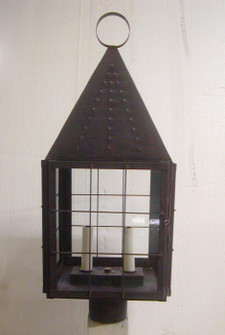 Jamestown Two Light Post Mount in Dark Copper (265|CW57922DCC)