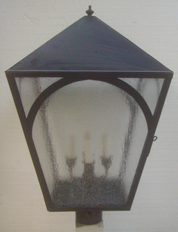 Arlington Four Light Post Mount in Dark Copper (265|AR30632DCS)