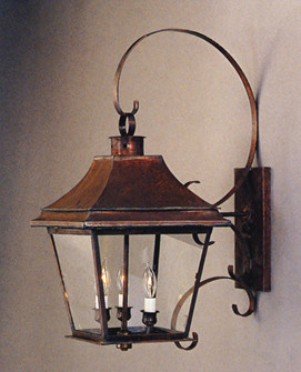 Forte Three Light Wall Mount in Dark Brass (265|88311DBC)