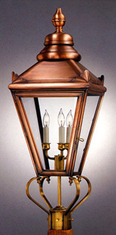 Arabella Three Light Post Mount in Antique Copper (265|82112ACC)