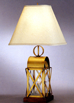 Cottage Two Light Portable Lamp in Antique Brass (265|57707ABC)