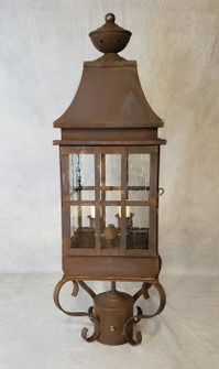 Covington Two Light Post Mount in Dark Copper (265|56813DCSS)